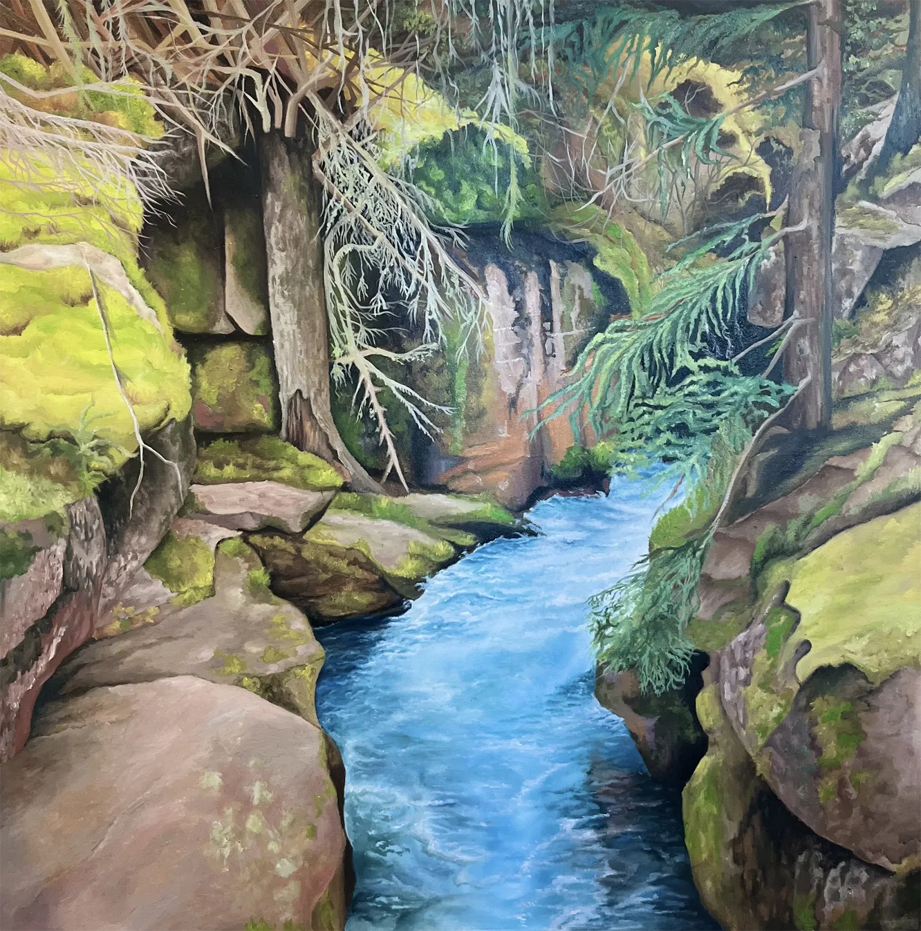 Painting of Glacier National Park - Secondary