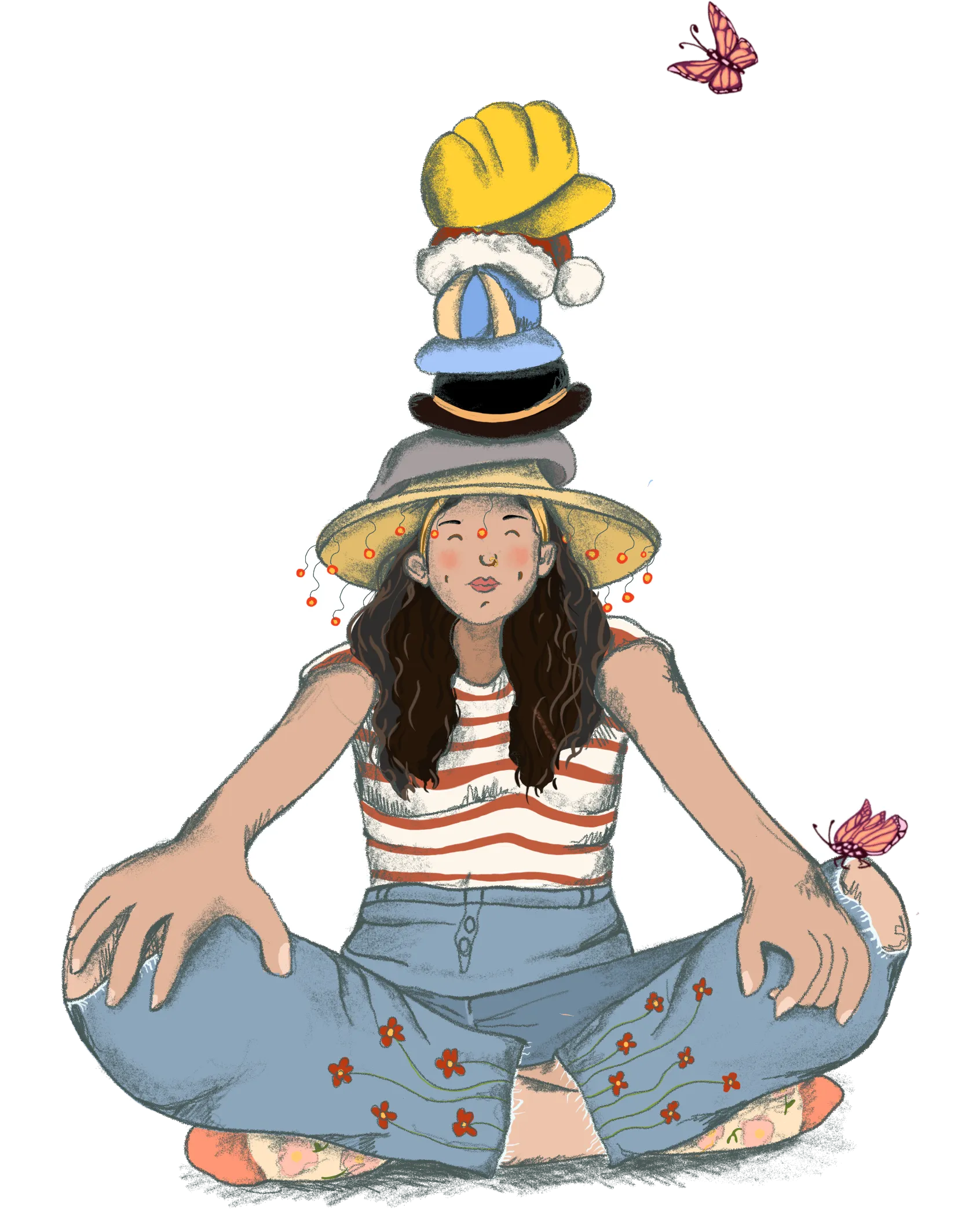 Illustration of a girl