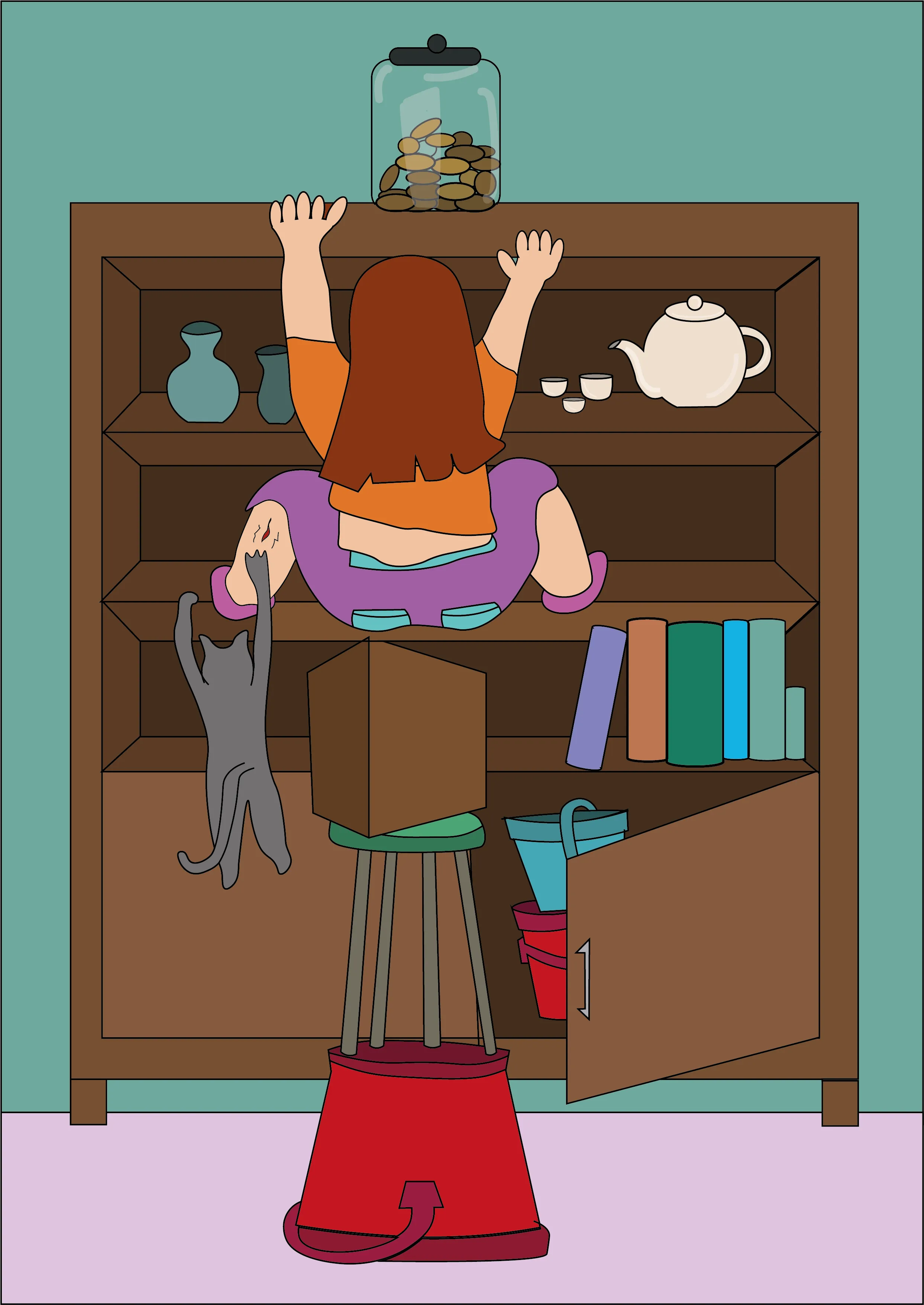 Lily and her Cookies - Children’s Illustration