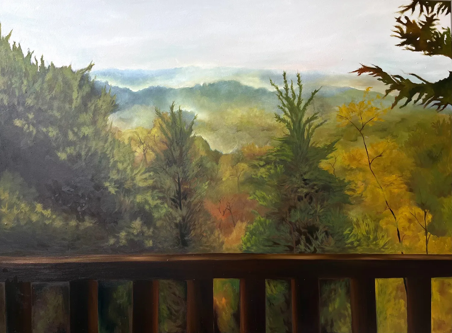Smoky Mountains - Oil on Canvas - 5’ x 4’