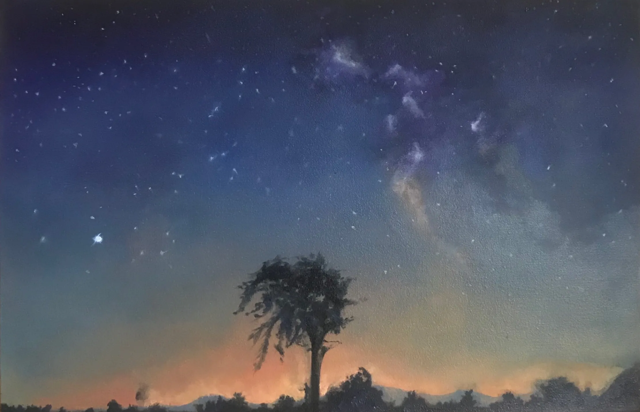 The Lonely Sky - 1.5’ x 1’