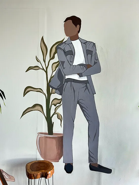 Mural for a clothing brand